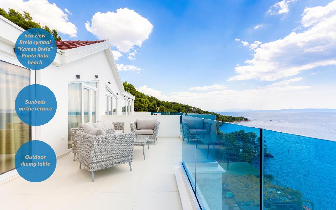 Villa Visnja Prestige Брела Экстерьер фото